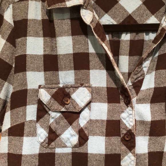 Buffalo Plaid Flannel Button Up Shirt - Picture 2 of 6